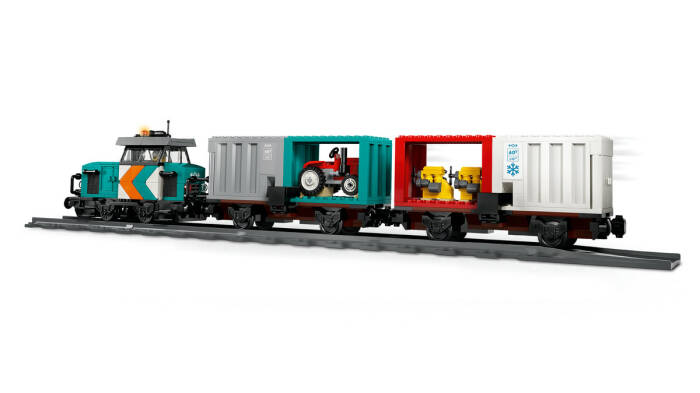 60509 LEGO® City Vinç ve Kamyonlu Liman Yük Treni - 5