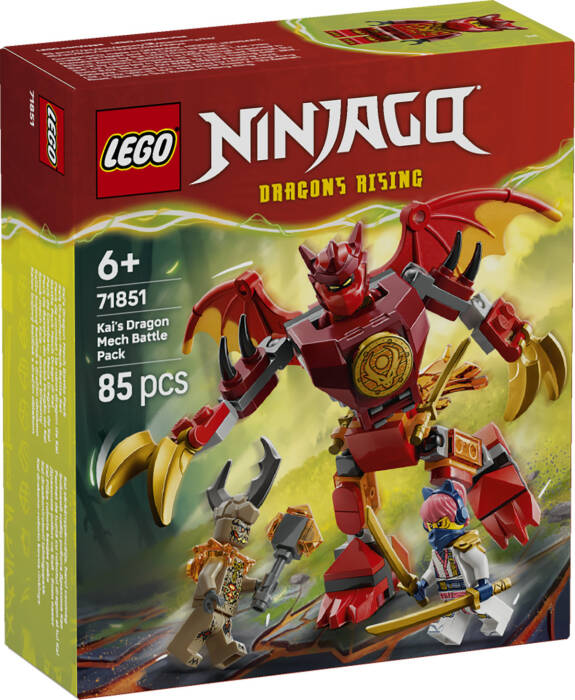 71851 LEGO® NINJAGO® Kai'nin Ejderha Robotu Savaş Paketi - 2