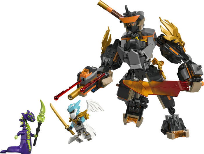 71854 LEGO® NINJAGO® Cole'un Görev Robotu ve Ejderha Zane - NINJAGO®