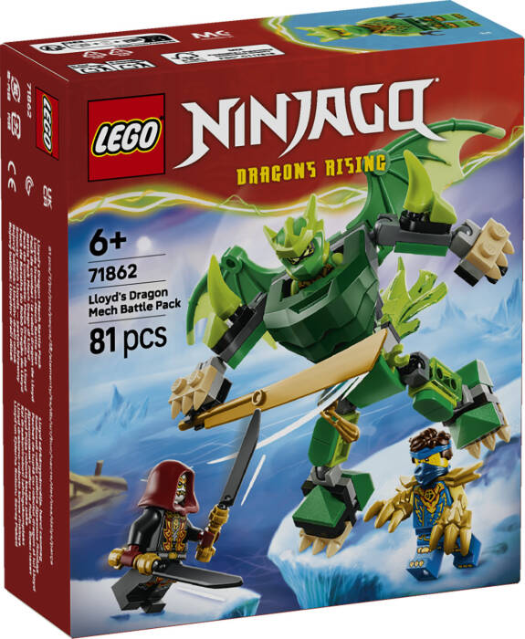 71862 LEGO® NINJAGO® Lloyd’un Ejderha Robotu Savaş Paketi - 2