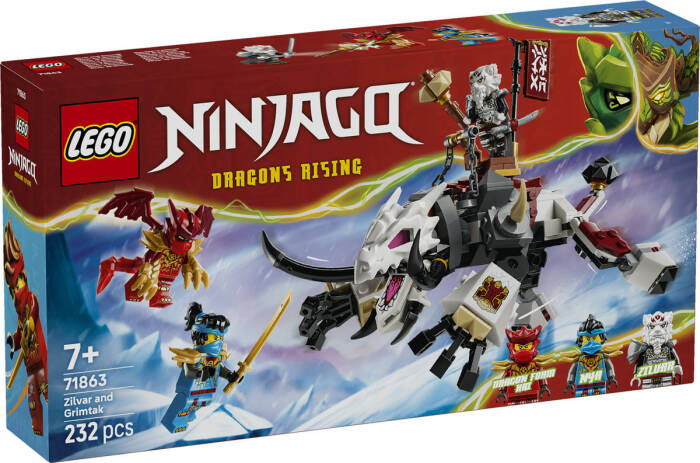 71863 LEGO® NINJAGO® Zilvar ve Ejderha Canavar Grimtak - 2