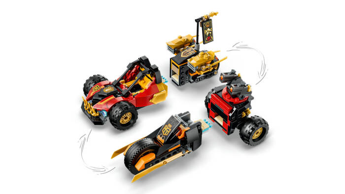 71864 LEGO® NINJAGO® Kai ve Cole'un Birleşen Araçları - 6
