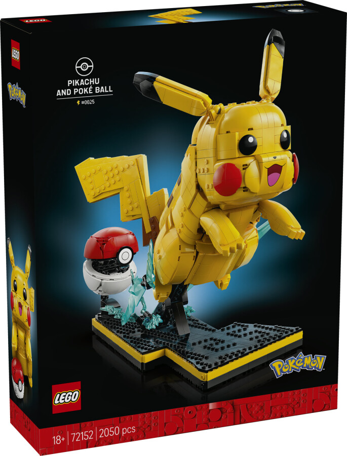 72152 LEGO® Pokémon Pikachu ve Poké Topu - Resmi LEGO Store TR