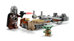75436 LEGO® Star Wars™ Mandalorian ve Grogu'nun Hız Motoru - 5