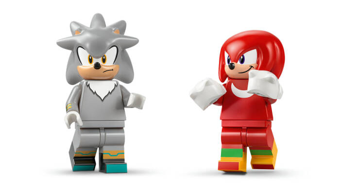 77118 LEGO® Sonic the Hedgehog™ Silver'ın Arabası, Knuckles'ın Canavar Kamyonuna Karşı - 4