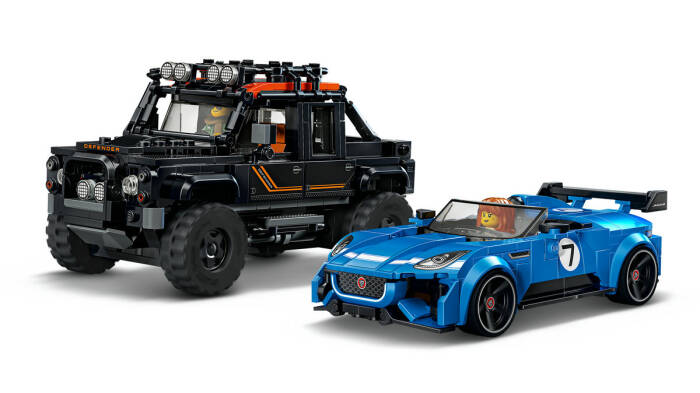 77264 LEGO® Speed Champions Jaguar Project 7 ve Land Rover Defender - 3