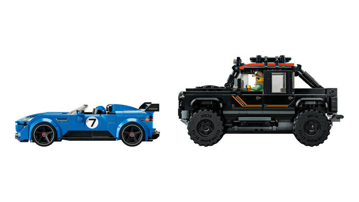 77264 LEGO® Speed Champions Jaguar Project 7 ve Land Rover Defender - 4