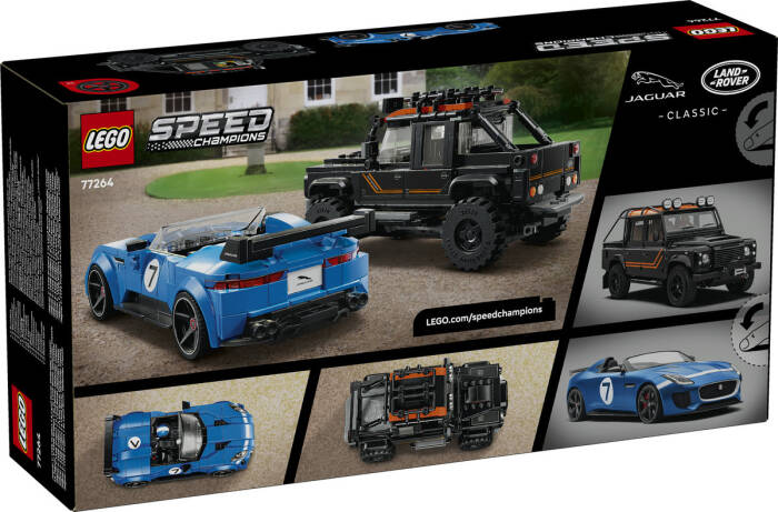 77264 LEGO® Speed Champions Jaguar Project 7 ve Land Rover Defender - 7