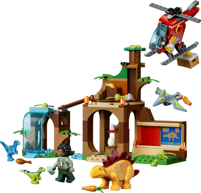 77981 LEGO® Jurassic World Velociraptor, Stegosaurus ve Pteranodon Kurtarma - 1