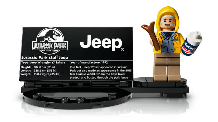 77984 LEGO® Jurassic World Jurassic Park Jeep® Wrangler - 6