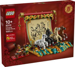 80119 LEGO® Iconic Dört Nala Koşan Atlar Tablosu - LEGO Iconic (1)