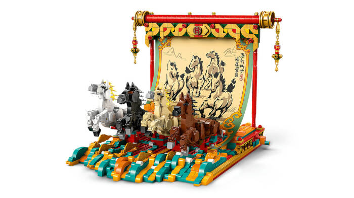 80119 LEGO® Iconic Dört Nala Koşan Atlar Tablosu - 5