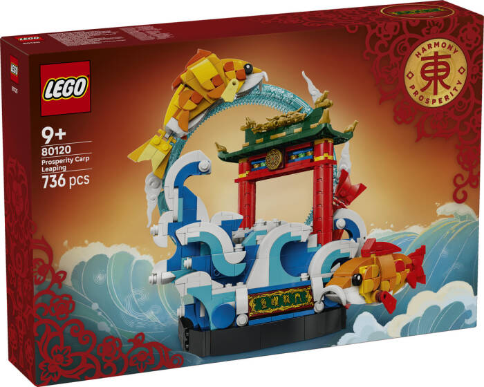 80120 LEGO® Chinese Festivals Sıçrayan Bolluk Sazanı - 2
