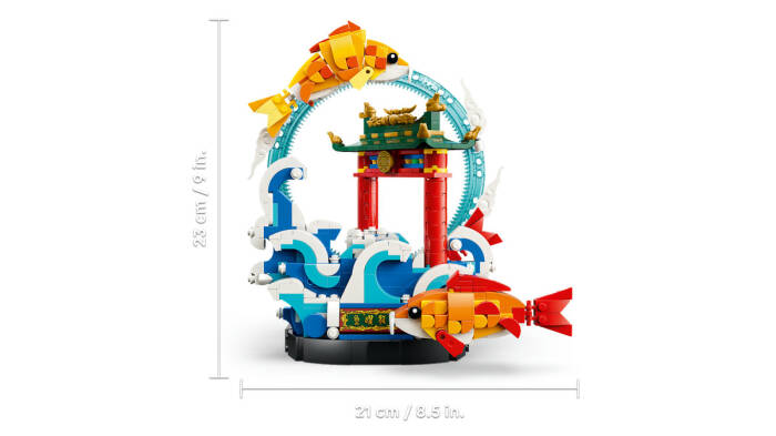 80120 LEGO® Chinese Festivals Sıçrayan Bolluk Sazanı - 6