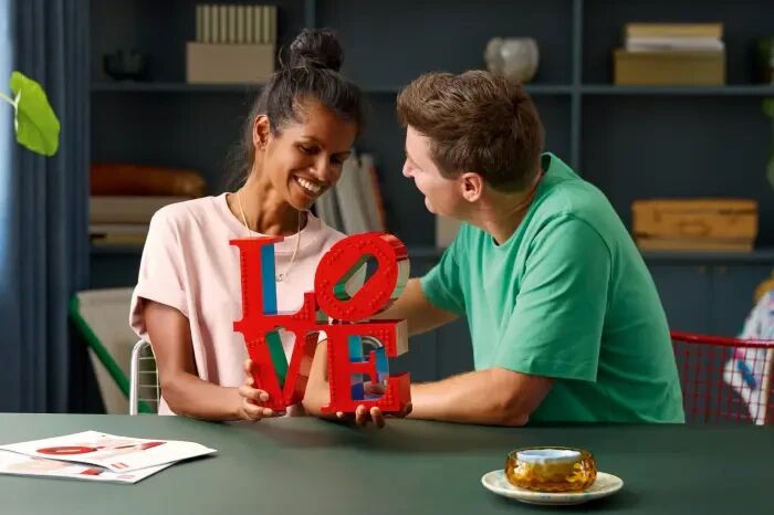 12. LEGO® Art LOVE