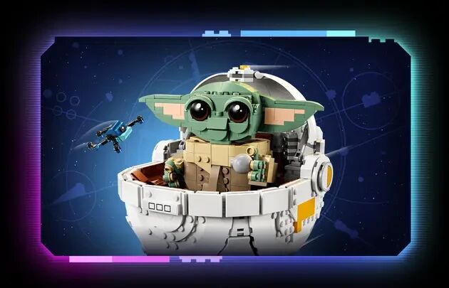 Lego parçalarıyla yapılmış Droidler ve karakterler