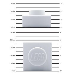LP50 LEGO® Iconic 1x1 Yapım Parçası Gece Lambası - Beyaz - 5