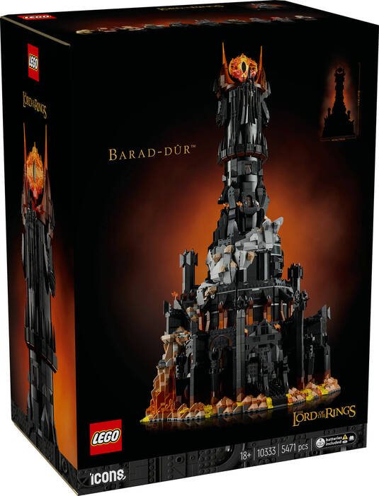 10333 LEGO® Icons Yüzüklerin Efendisi: Barad-dûr™ - 2