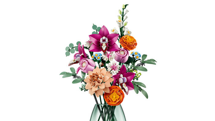 10342 LEGO® Botanicals Pembe Çiçek Buketi - 3