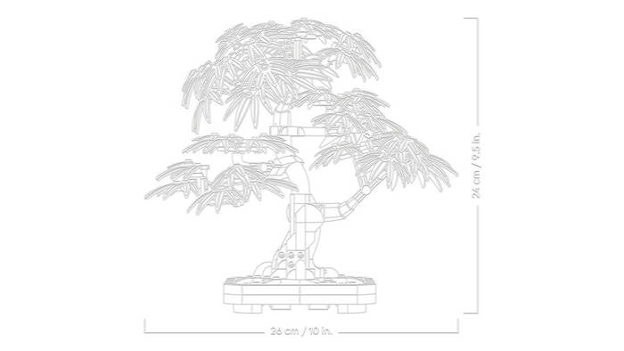 10348 LEGO® Botanicals Japon Kırmızı Akçaağaç Bonsai Ağacı - 6
