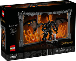 10367 LEGO® Icons Yüzüklerin Efendisi: Balrog™ Kitaplık Dekoru - LEGO Icons (1)
