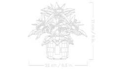 10370 LEGO® Botanicals Ponsetya - 6
