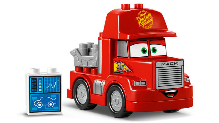 10417 LEGO® DUPLO Mack Yarışta - 7