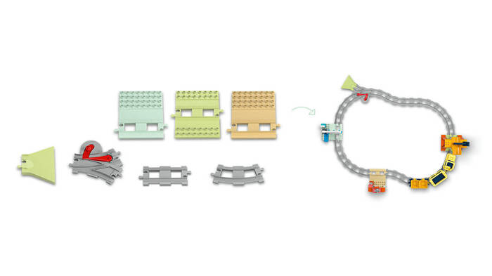10428 LEGO® DUPLO Büyük İnteraktif Mahalle Treni - 4