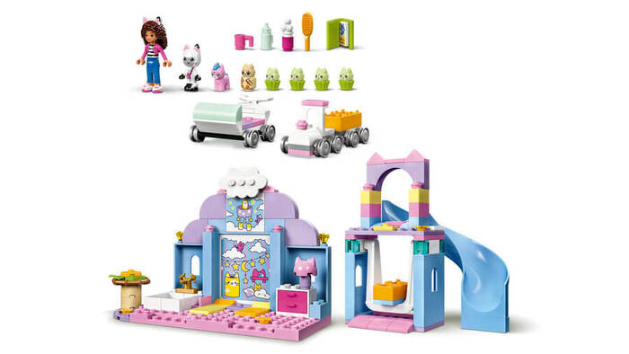 10796 LEGO® Gabby's Dollhouse Gabby'nin Kedicik Bakım Odası - 5