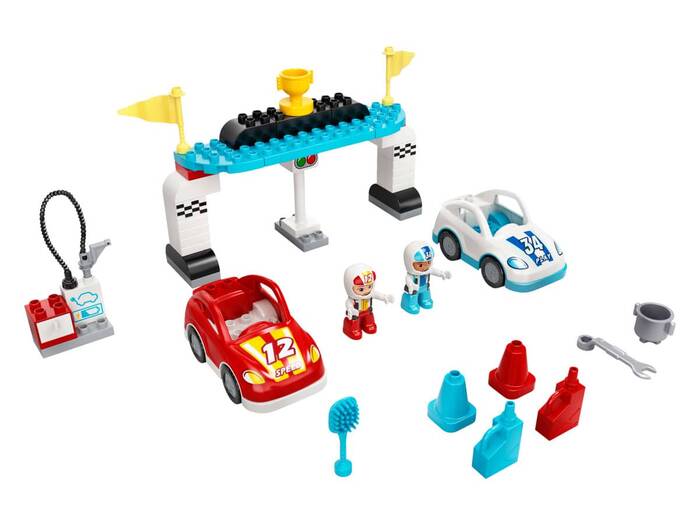 10947 LEGO® DUPLO® Town Yarış Arabaları - 1