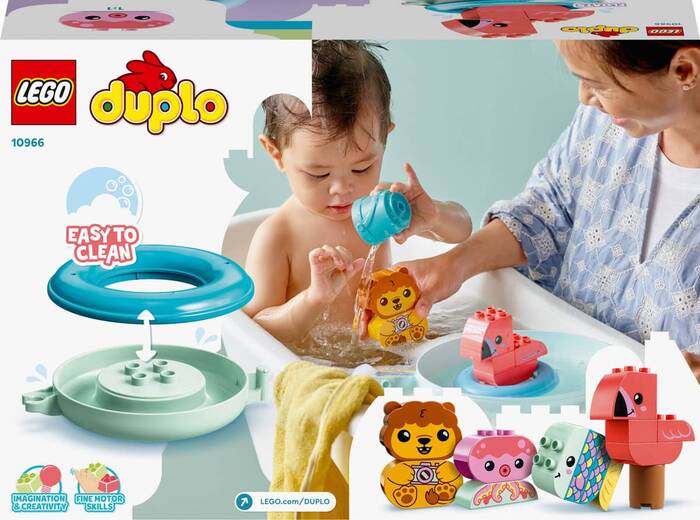 10966 LEGO DUPLO® Banyo Zamanı Eğlencesi: Yüzen Hayvan Adası - 4