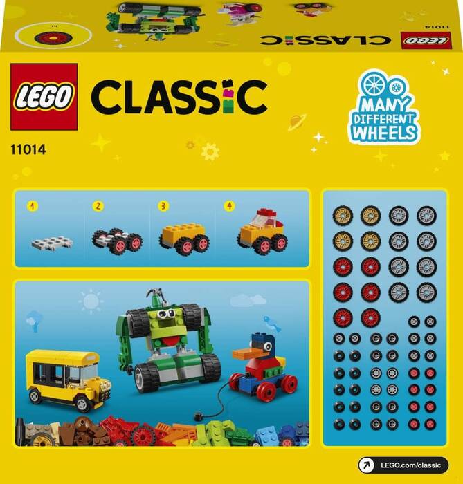 11014 LEGO Classic Yapım Parçaları ve Tekerlekler - 4