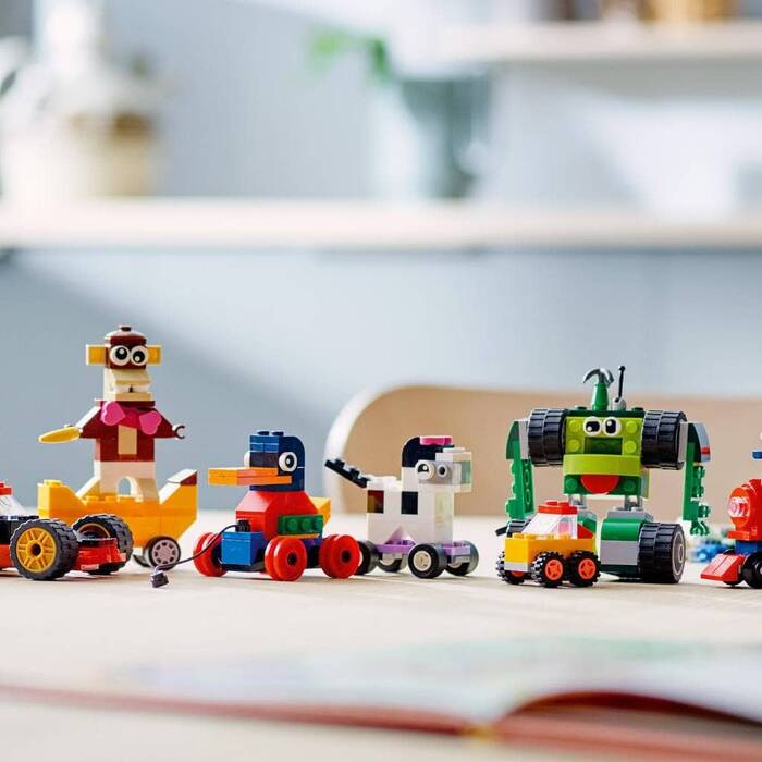 11014 LEGO Classic Yapım Parçaları ve Tekerlekler - 6