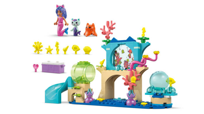 11204 LEGO® Gabby's Dollhouse Deniz Kızı Gabby'nin Akvaryum Macerası - 4