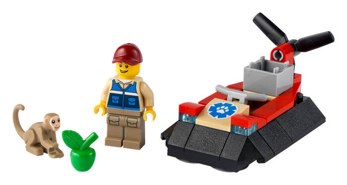 30570 LEGO City Vahşi Hayvan Kurtarma Hoverkraftı - 1