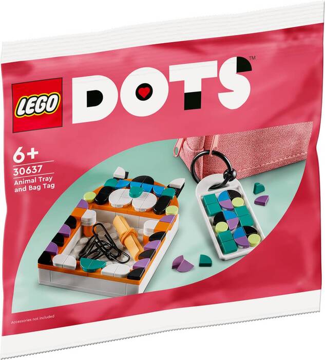 30637 LEGO® DOTS Hayvan Tepsi ve Çanta Süsü - 2
