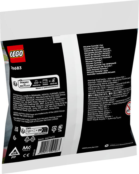 30683 LEGO® Speed Champions McLaren Formula 1 Arabası - 6