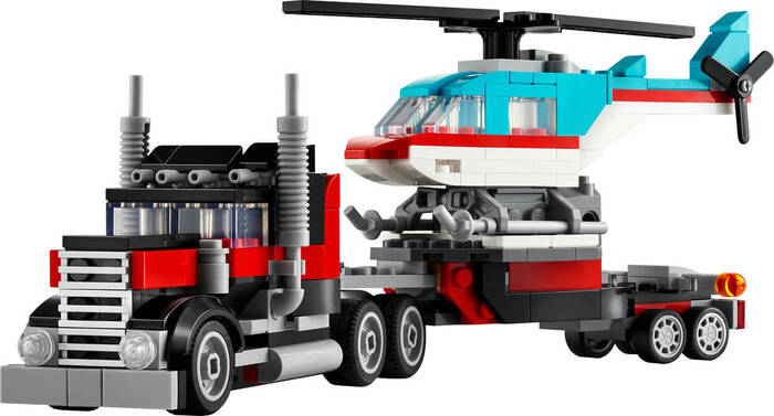 31146 LEGO® Creator Helikopterli Açık Kasa Kamyon - 1
