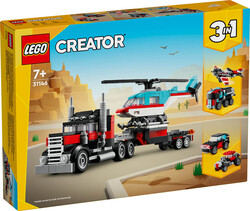 31146 LEGO® Creator Helikopterli Açık Kasa Kamyon - Creator 3-in-1 (1)