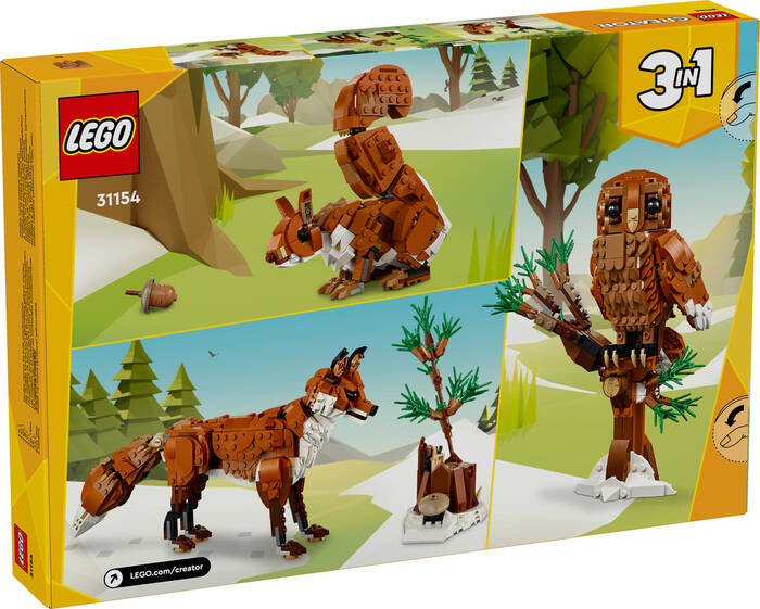 31154 LEGO® Creator Orman Hayvanları: Kızıl Tilki - 9