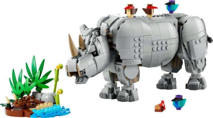 31171 LEGO® Creator Vahşi Hayvanlar: Muhteşem Gergedan ile Kuşlar - 1