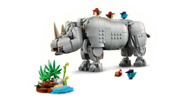 31171 LEGO® Creator Vahşi Hayvanlar: Muhteşem Gergedan ile Kuşlar - 3