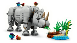 31171 LEGO® Creator Vahşi Hayvanlar: Muhteşem Gergedan ile Kuşlar - 6