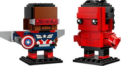 40668 LEGO® Marvel Kaptan Amerika ve Red Hulk Figürleri - BrickHeadz