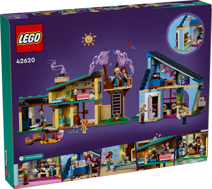 42620 LEGO® Friends Olly ve Paisley'nin Aile Evleri - 7