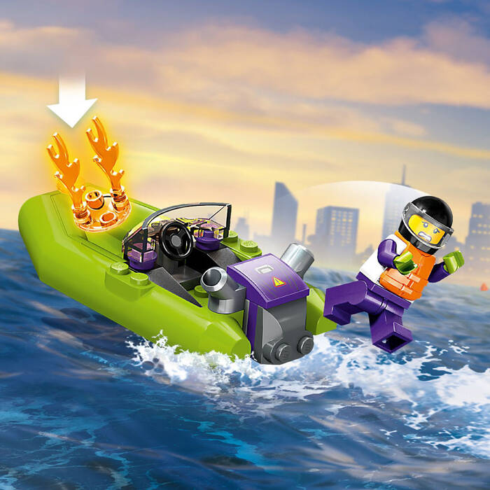 60373 LEGO® City İtfaiye Kurtarma Teknesi - 6