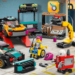 60389 LEGO® City Araç Modifiye Atölyesi - 4