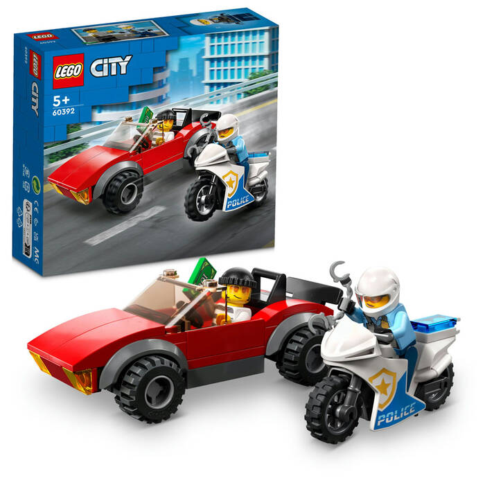 60392 LEGO® City Polis Motosikleti Araba Takibi - 2