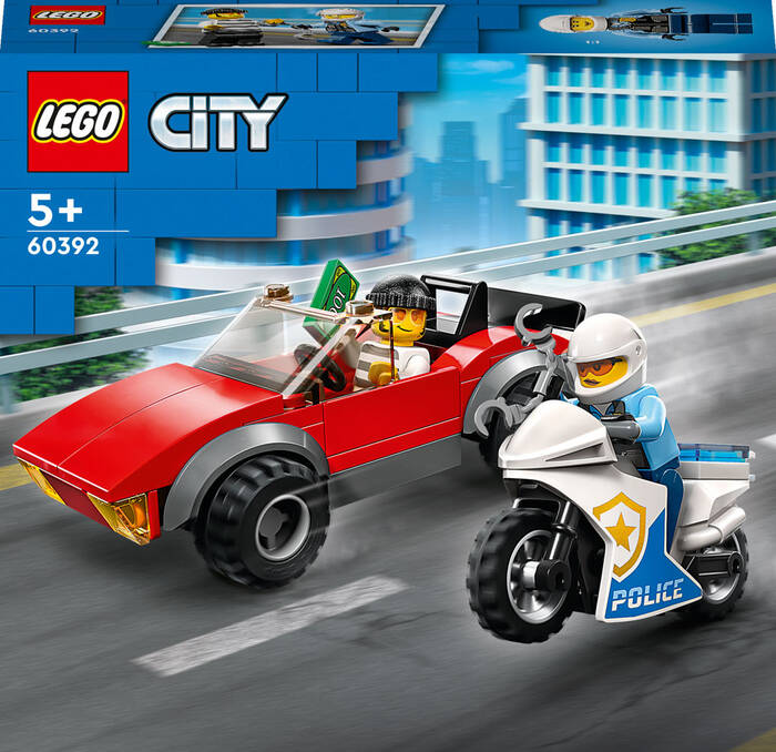 60392 LEGO® City Polis Motosikleti Araba Takibi - 3