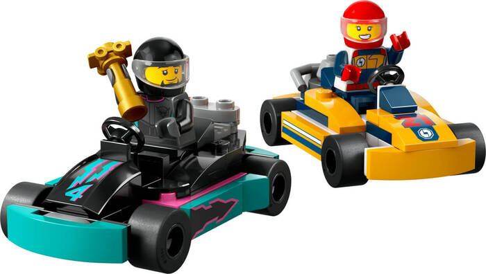 60400 LEGO® City Go-Kartlar ve Yarış Sürücüleri - 1